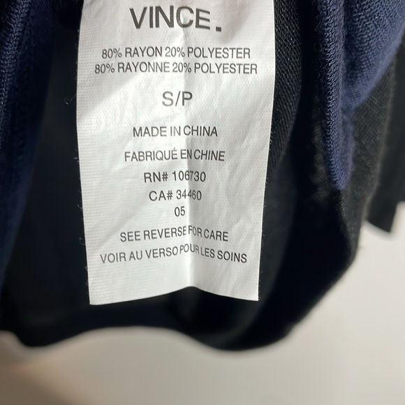 VINCE | Women’s Colorblock Long Sleeve Top Size Small - Picture 5 of 6